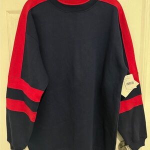 VIntage With Tags USA Olympic Men Red & Navy Crewneck New Sweatshirt  Size XL